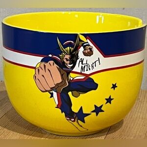 All Might Yellow Soup/Cereal Bowl
